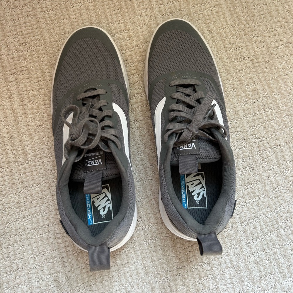 Vans Men's Gray and White Sneakers - Picture 5 of 6